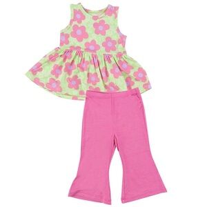 Angel Dear 2 piece Daisy Pop Peplum Tank Top + Baby Bells